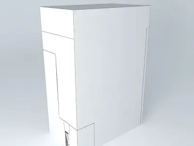 Low cabinet with door Free 3D model
