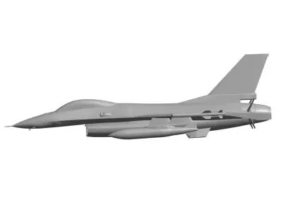 General Dynamics F-16 Fighting Falcon 3D model order