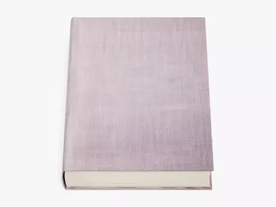 Blank Book V3 - Realistic Closed Hardcover Publication 3D model