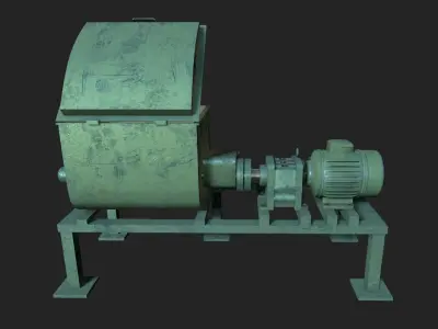 Z Blade Mixer Low-poly 3D model