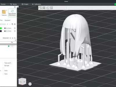Custom3Dprint Minifigure Accessory - Minifigure Hair S2 - 040 3D print model