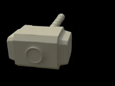 Hammer01 thor hammer 3D model