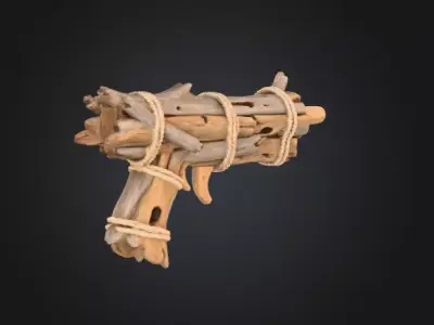 Driftwood Drencher Low-poly 3D model