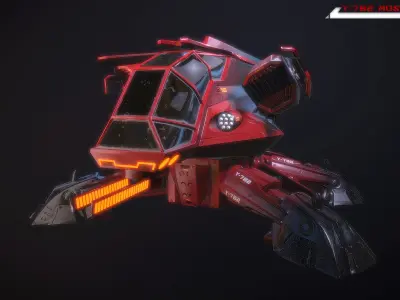 Y782 Moskito Lowpoly Low-poly 3D model