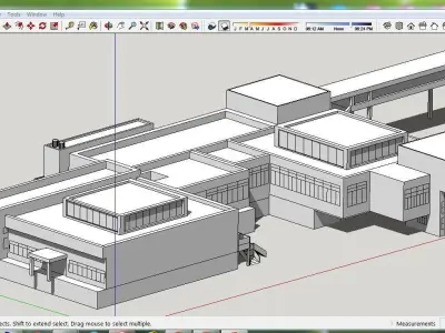 Sketchup Office building C3 Free 3D model