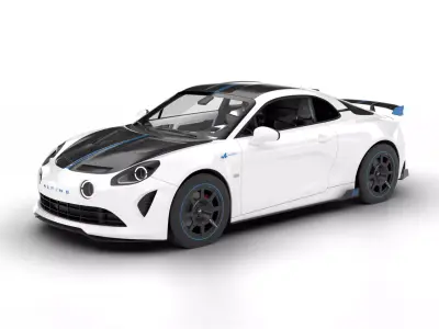 Alpine A110 R Le Mans Edition 2023 3d model 3D model