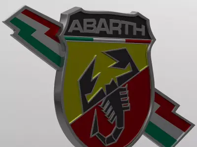 abarth logo 3D model by 3dlogoman - Polygon mesh