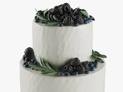 Wedding Cake 02 3D model