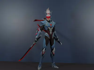 cyberpunk w 3D model