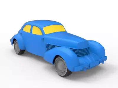 Cord 810 1936 Classic Car 3D print model