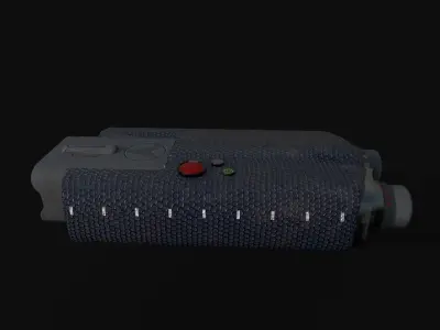 Military binocular pack  Low-poly 3D model