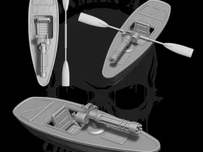 Hayak 3D printable files for action figures 3D print model