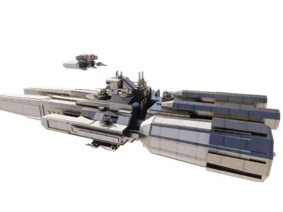 Spaceship-spacecraft-49 3D model