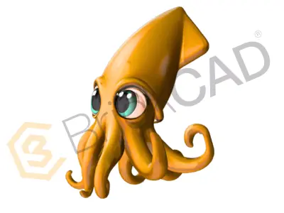 Octopus Squids 3D Model High Detail Creature 3D model