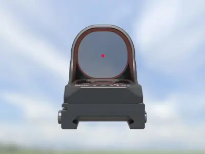 Red Dot Reflex Sight Model SORVO-19 Free 3D model
