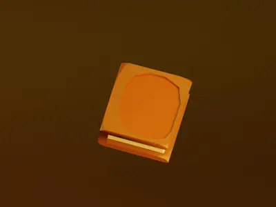 Book set Free low-poly 3D model