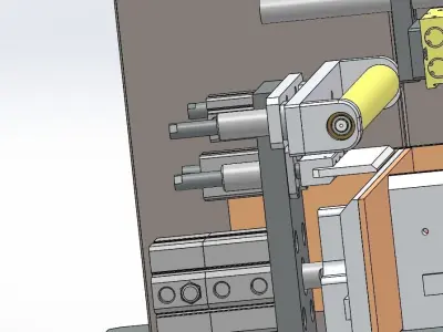Carton packaging machine 3D model