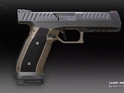 Laugo Arms Alien Two Colorvariatns 3D model