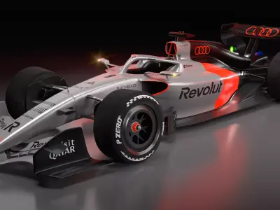 2026 Audi F1 Showcar plus Photoshop files 3D model