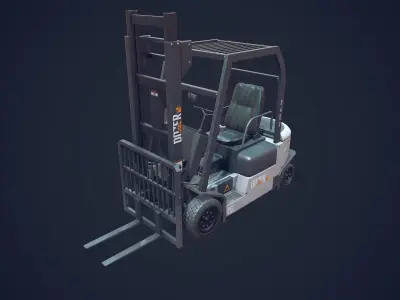 ForkLift Low-poly 3D model order