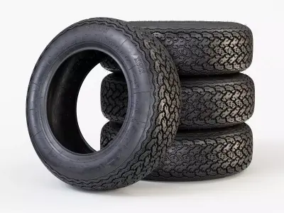 Michelin XWX Classic Car Tyre 3D model