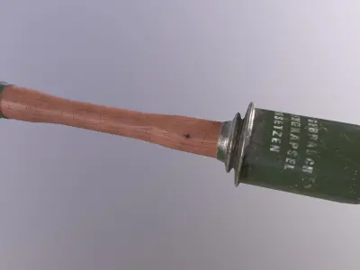 Germany Grenade with PBR  Low poly Game ready Low-poly 3D model