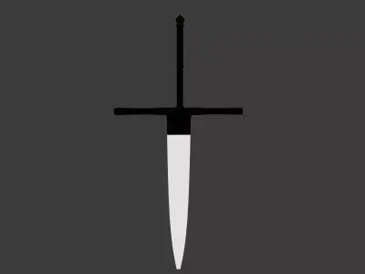 Steel sword III 3D model