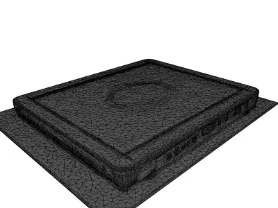Futuristic Holographic Data Tablet 3D model