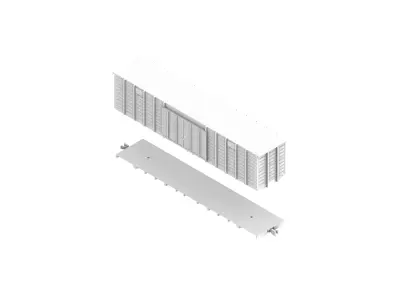 Cargo Freight Train 3D print model