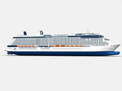 Celebrity Reflection Cruise Ship 3D model