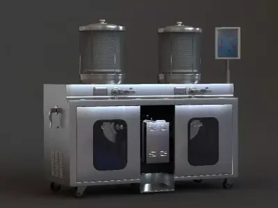 Chinese medicine pharmaceutical companies hospital equipment 3D model