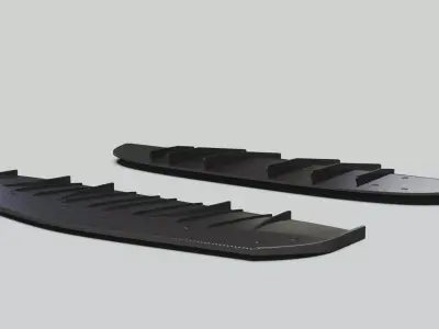 Spoiler bodykit auto motor tuning 3D model