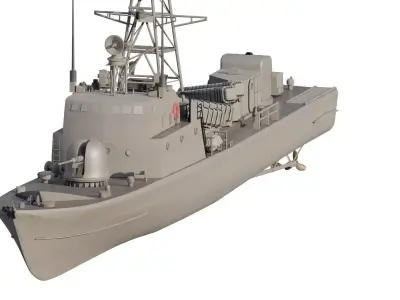 Hellenic Navy fast attack craft 3D model