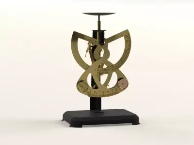 Vintage Letter Scales 3D model