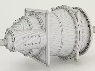 Industrial Gearbox Collection 3D model