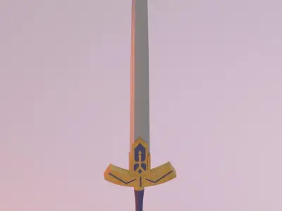 Excalibur Sword 3D model buy