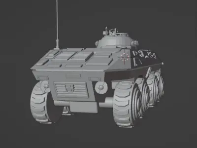 SpPz Luchs Scout Tank SpaehPanzer 3D print model