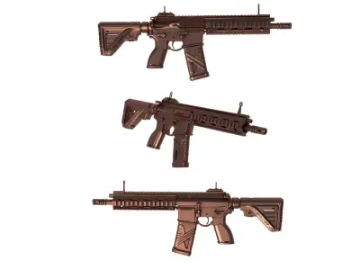 HK416  -  gen 3  3D print model