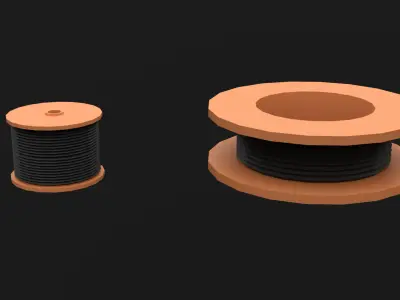 Low Poly Construction Props Low-poly 3D model