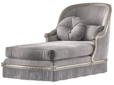 chairish chaise art 5873 3D model