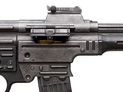 STG 44 SturmGewehr 44 Fully Assembled Low-poly 3D model