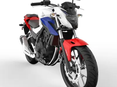 Honda CB500 f 2017 3D model