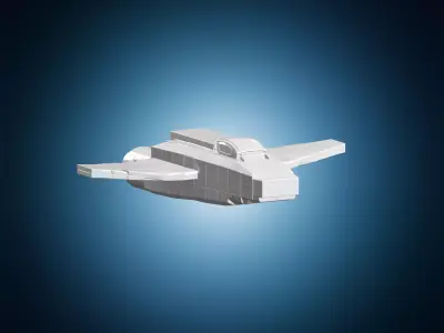 LEGO Spaceship 3D Print Model 3D print model