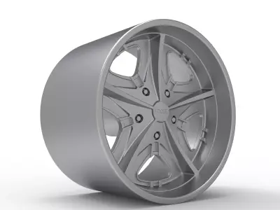 FOOSE KNIGHT  WHEEL 3D PRINT MODEL 3D print model