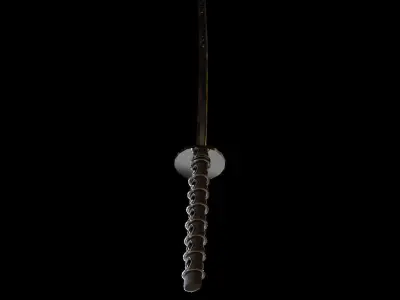 Katana Sword Knight Sword Ninja Katana 3D Model 3D model