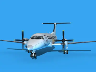 Embraer EMB120 Atlantic Soyuse 3D model