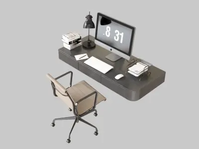3D Table Work 3D model