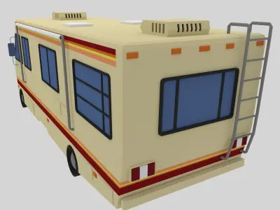 RV - Low Poly breaking bad Low-poly 3D model