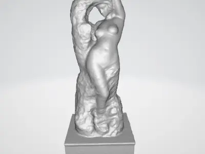monument5 statue of woman 3D model