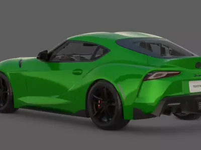 2020 Toyota GR Supra 3D Model  Gazoo Racing Performance 3D model
